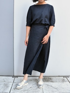 「ネイビーコーデ」｜ing_STAFFさん（レディース・162cm）の秋コーディネート