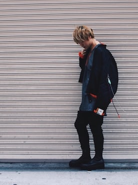 Azuma Yuhoさん（メンズ・177cm）の夏コーディネート