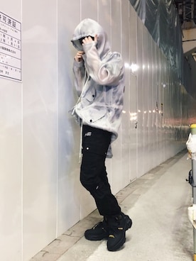 「HELIOT EMIL」｜Azuma Yuhoさん（メンズ・178cm）の春コーディネート