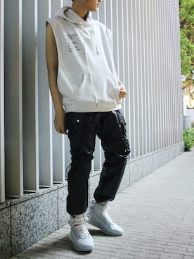 「HELIOT EMIL」｜Azuma Yuhoさん（メンズ・178cm）の春コーディネート
