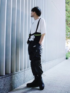 「HELIOT EMIL」｜Azuma Yuhoさん（メンズ・178cm）の夏コーディネート