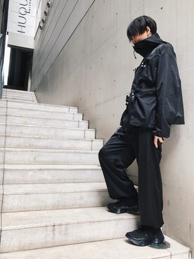 「SUPERTHANKS」｜「アイテム（ジャケット/アウター）」を使った、Azuma Yuhoさん（メンズ・178cm）の秋コーディネート