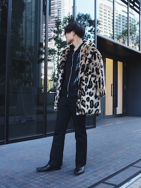 「RtA（アールティーエー）のアイテム」を使った、Azuma Yuhoさん（メンズ・178cm）の秋コーディネート