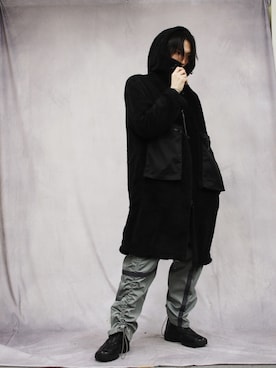 「SUPERTHANKS」｜「アイテム（その他アウター）」を使った、Azuma Yuhoさん（メンズ・178cm）の秋コーディネート