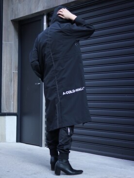 「A-COLD-WALL*（アコールドウォール）のアイテム（ジャケット/アウター）」を使った、Azuma Yuhoさん（メンズ・178cm）の冬コーディネート