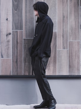 BED J.W. FORD Two Tucks Stripe Pants (20SS-B-PT02-2)を使った