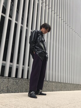 Azuma Yuhoさん（メンズ・178cm）の秋コーディネート