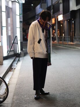 「A.A.Spectrum（エーエースペクトラム）のアイテム」を使った、Azuma Yuhoさん（メンズ・178cm）の秋コーディネート