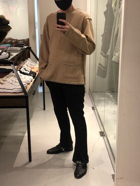 「Azuma.（アズマ）のアイテム（トップス）」を使った、Azuma Yuhoさん（メンズ・178cm）の秋コーディネート