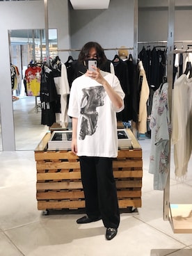 「LAD MUSICIAN（ラッドミュージシャン）のアイテム（パンツ）」を使った、Azuma Yuhoさん（メンズ・178cm）の春コーディネート