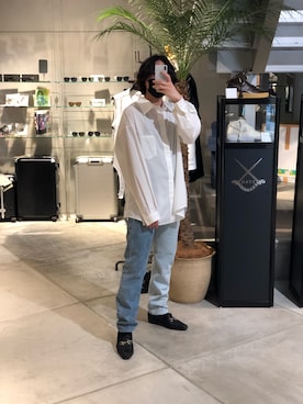 「A.A.Spectrum（エーエースペクトラム）のアイテム」を使った、Azuma Yuhoさん（メンズ・178cm）の春コーディネート