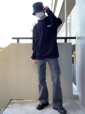 ひろ/黒・柄物さんのコーディネート