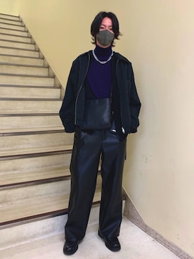 ひろ/黒・柄物さんのコーディネート