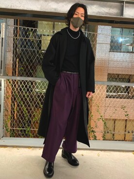 ひろ/黒・柄物さんのコーディネート