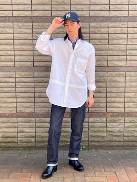 ひろ/黒・柄物さんのコーディネート