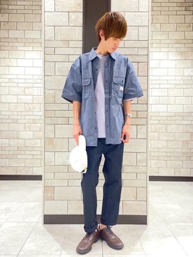 「SMITH'S（スミス）のアイテム」を使った、coen たかひろさん（メンズ・183cm）の春コーディネート