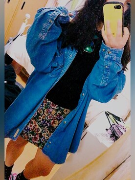 「H&M（エイチ・アンド・エム）のアイテム（サングラス）」を使った、Brunella.M.Oさん（レディース・158cm）の冬コーディネート