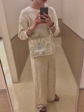 「アイテム（バングル/リストバンド）」を使った、ikumiさん（レディース・162cm・20代）の春コーディネート