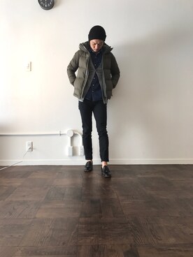 だださん（メンズ・171cm）の冬コーディネート