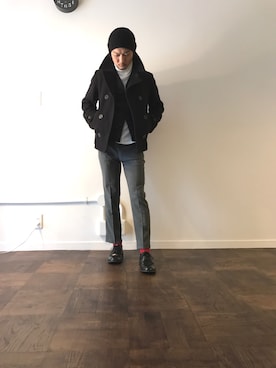 「nano universe」｜だださん（メンズ・171cm）の冬コーディネート