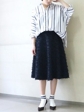 「upperhights（アッパーハイツ）のアイテム」を使った、chicaさん（レディース・165cm）の春コーディネート