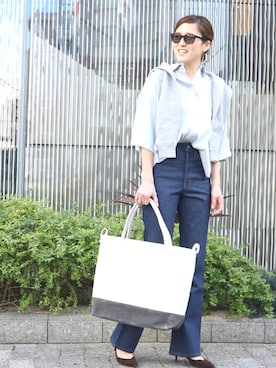 「NEWMAN（ニューマン）のアイテム」を使った、chicaさん（レディース・165cm）の春コーディネート