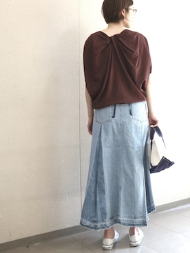 「NEWMAN（ニューマン）のアイテム」を使った、chicaさん（レディース・165cm）の春コーディネート