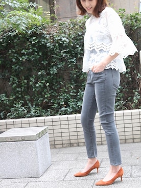 「fireservice（ファイヤーサービス）のアイテム」を使った、chicaさん（レディース・165cm）の春コーディネート