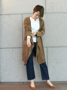 「fireservice（ファイヤーサービス）のアイテム」を使った、chicaさん（レディース・165cm）の秋コーディネート