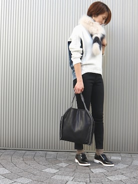 「fireservice（ファイヤーサービス）のアイテム」を使った、chicaさん（レディース・165cm）の秋コーディネート