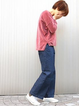 「fireservice（ファイヤーサービス）のアイテム」を使った、chicaさん（レディース・165cm）の秋コーディネート