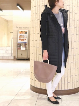 「fireservice（ファイヤーサービス）のアイテム」を使った、chicaさん（レディース・165cm）の冬コーディネート