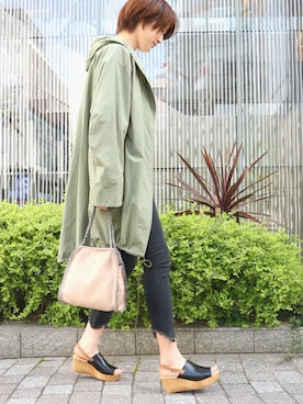 「fireservice（ファイヤーサービス）のアイテム」を使った、chicaさん（レディース・165cm）の春コーディネート