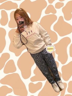 「アイテム（シュシュ）」を使った、ファミさん（レディース・164cm・20代）の冬コーディネート