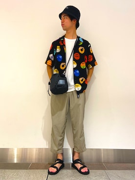 「CANTERA（カンテラ）のアイテム」を使った、takahiroさん（メンズ・178cm）の夏コーディネート