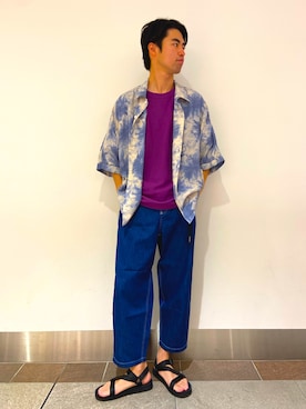 にのさんさん(メンズ・178cm)の夏コーディネート