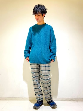 「topo（トポ）のアイテム」を使った、にのさんさん（メンズ・178cm）の冬コーディネート