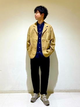 にのさんさん(メンズ・178cm)の冬コーディネート