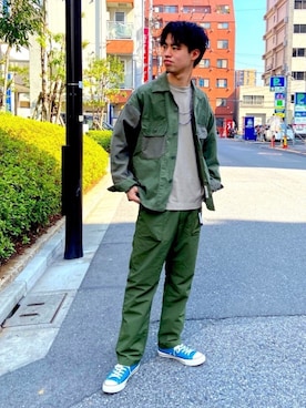 にのさんさん(メンズ・178cm)の冬コーディネート