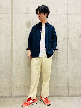 にのさんさん(メンズ・178cm)の春コーディネート