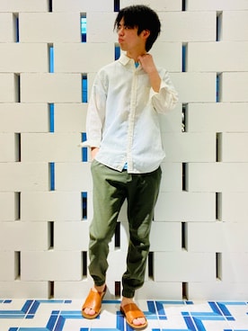 「URBAN RESEARCH Sonny Label（アーバンリサーチサニーレーベル）のアイテム（その他）」を使った、takahiroさん（メンズ・178cm）の春コーディネート