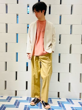 「URBAN RESEARCH Sonny Label（アーバンリサーチサニーレーベル）のアイテム（その他）」を使った、takahiroさん（メンズ・178cm）の春コーディネート