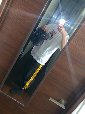 「FR2」｜「アイテム（帽子）」を使った、れおんさん（メンズ・161cm）の夏コーディネート