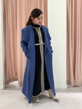 「ジルスチュアート」｜「アイテム（その他アウター）」を使った、manaさん（レディース・145cm）の秋コーディネート