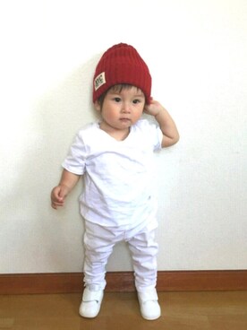 「マヨコーデ」｜ai☆kaaさん（キッズ・80cm）の春コーディネート