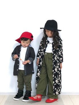 ai☆kaaさん（キッズ・110cm）の春コーディネート