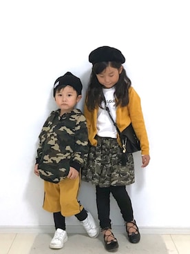 ai☆kaaさん（キッズ・110cm）の秋コーディネート