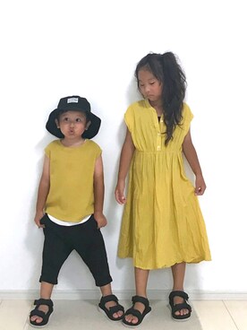 ai☆kaaさん（キッズ・120cm）の秋コーディネート