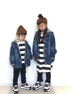 ai☆kaaさん（キッズ・120cm）の春コーディネート