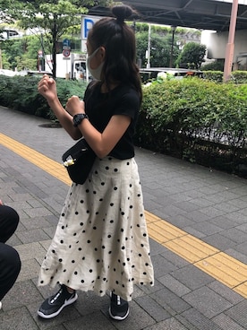 「ARCH & LINE（アーチアンドライン）のアイテム（バッグ）」を使った、Sachiさん（キッズ・135cm）の夏コーディネート